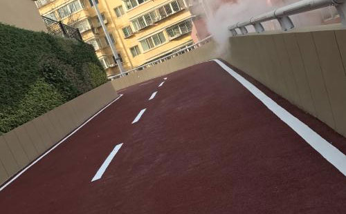 东城街道彩色路面