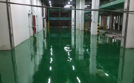 11月东城街道东城街道环氧地坪施工高峰来袭，梦得来化工多项目同步推进保交付